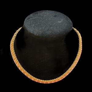 Mary Kay Elegant Gold and Pink Necklace